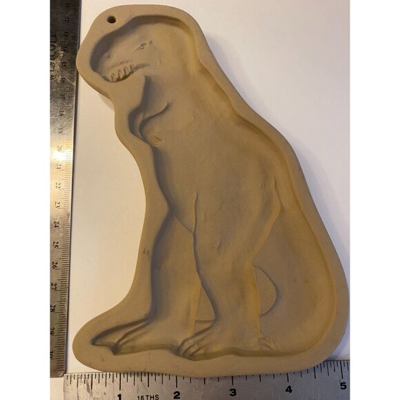 T-Rex Dinosaur Brown Bag Cookie Art 1985 - Picture 7 of 8